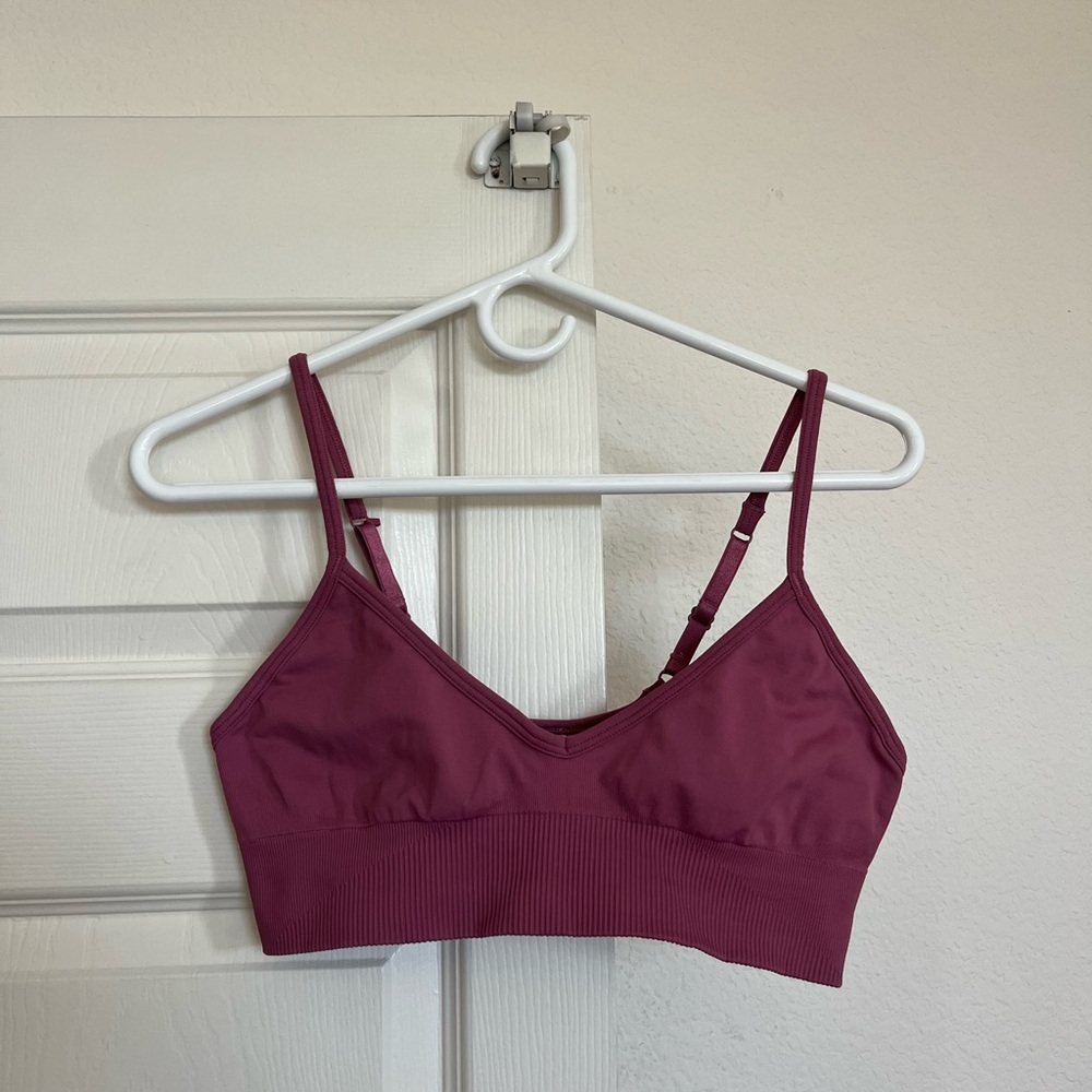 Pink Lululemon Sports Bra
